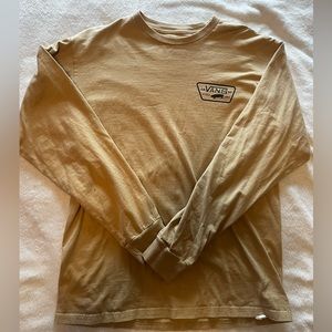 Long Sleeve Vans Tan Shirt (Men’s)